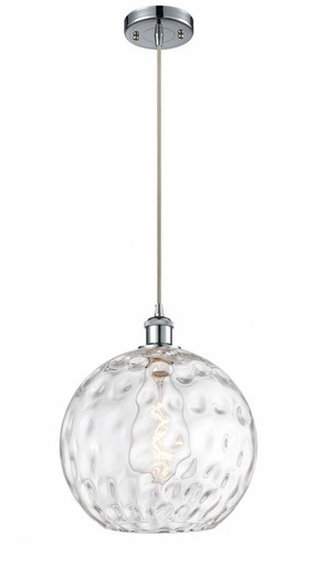 Athens Water Glass 1 Light Cord Hung Mini Pendant 13.5 X 12 by Innovations - 516-1P-PC-G1215-12