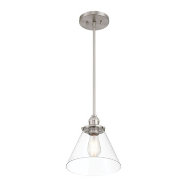 Barwell 1 Light Mini Pendant 11 Inch Tall and 10 Inch Wide by Minka Lavery - 5686-84