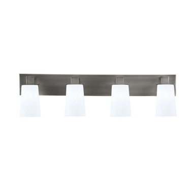 Apollo 4 Light Bath Bar 8.75 Inch Tall and 32.75 Inch Length by Toltec - 584-4BB