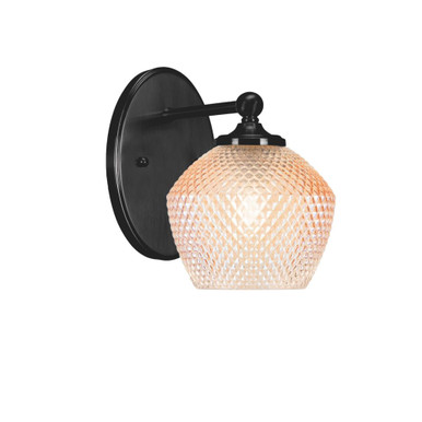 Capri 1 Light Wall Sconce 8.25 Inch Tall and 6 Inch Wide by Toltec - 5911-MB-4623