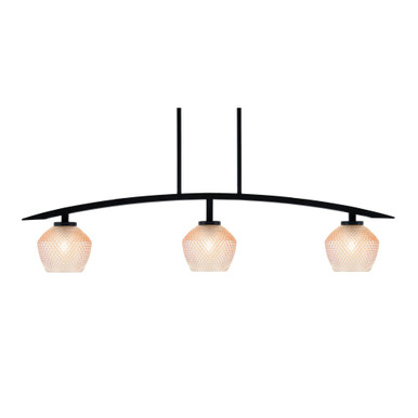 Kurve 3 Light Island 9.5 Inch Tall and 41 Inch Length by Toltec - 3736-4623