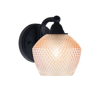 Paramount 1 Light Wall Sconce 7.5 Inch Tall and 6 Inch Wide by Toltec - 3421-MB-4623