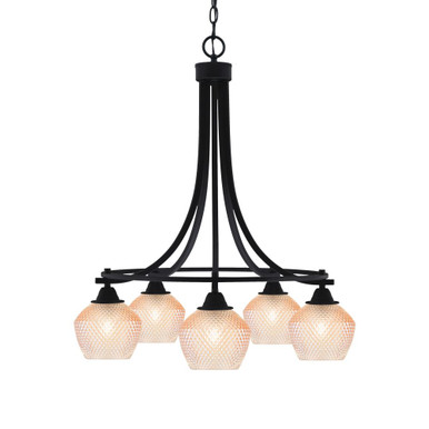 Paramount 5 Light Downlight Chandelier 25.75 Inch X 24 Inch Wide by Toltec - 3415-4623