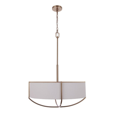 Banks 6 Light Pendant 18 Inch Tall and 24.5 Inch Wide by Craftmade - 62096-SB