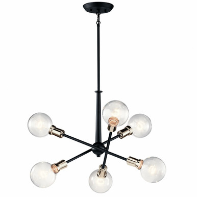 Armstrong 6 Light Small Chandelier by Kichler - 43095