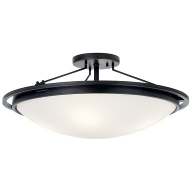 4 Light 23.25 Inch Wide Semi Flush Mount by Bailey Street Home - 147-BEL-4784075