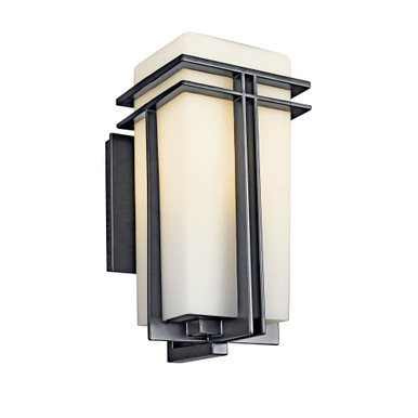Tremillo 1 Light Outdoor Wall Lantern 14.25 Inch Tall by Kichler - 49201bk