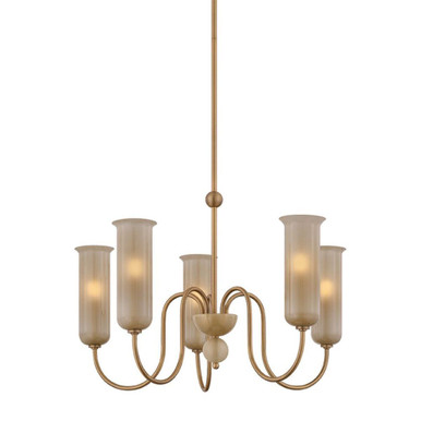 Alessandra 5 Light Chandelier 21.75 Inch Tall and 29 Inch Wide y Mitzi - H1165805-PBR