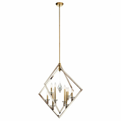 Layan 8 Light Large Foyer Chandelier by Kichler - 43052pn