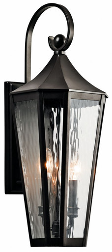 Rochdale 2 Light Outdoor Wall Lantern by Kichler - 49513oz
