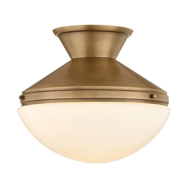Esther 1 Light Semi Flush Mount 10.25 Inch Tall and 12 Inch Wide y Mitzi - H1110601-PBR