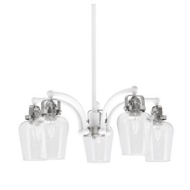 Easton 5 Light Medium Chandelier by Toltec 1945-WHBN-210 - 1945-WHBN-210