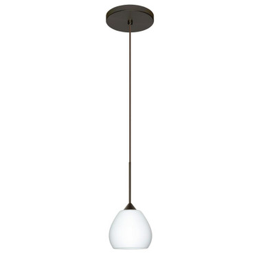 Tay Tay 1 Light Mini Cord Pendant with Flat Canopy by Besa - 1XT-TAYTAY
