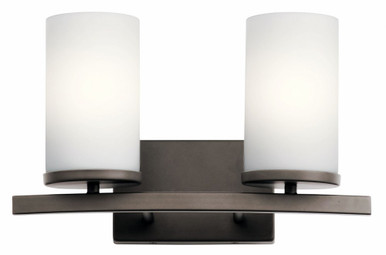 Crosby 2 Light Vanity Light by Kichler - 45496