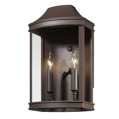 Cohen 1 Light Candle Style Outdoor Wall Mount by Golden - 4308-OWM