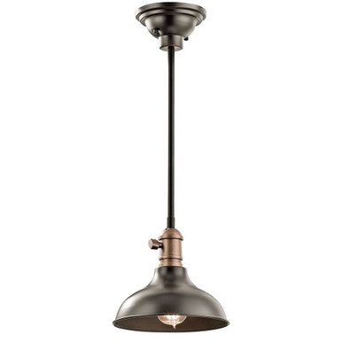 Delamere Royd 1 Light Small Pendant 8 Inch Tall by Bailey Street Home - 147-BEL-1788319