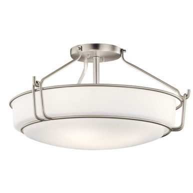 Alkire 4 Light 22 Inch Wide Semi Flush Mount by Kichler - 44086