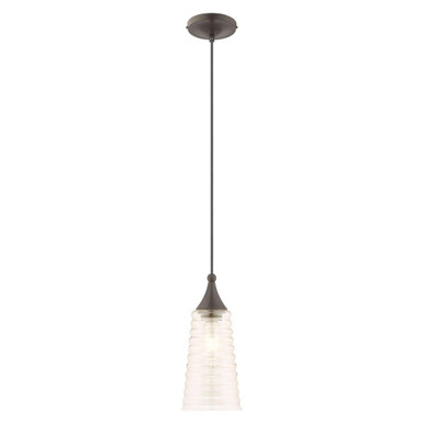 Borough Village 1 Light Mini Pendant 13.5 Inch Tall by BSH - 218-BEL-3110184