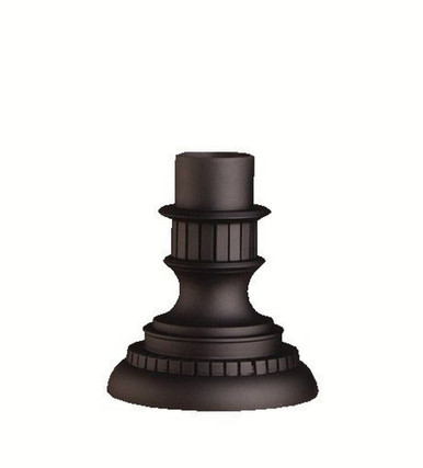 Accessory Outdoor Pier Mount 9 Inch Tall By 8 Inch Wide by Kichler - 9531bk