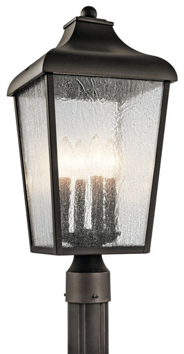 Forestdale 4 Light Outdoor Post Lantern 21.75 x 10 Inches by Kichler - 49739oz