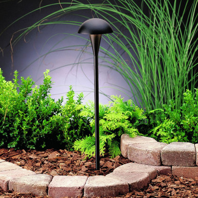 Camborne Oak Low Voltage 1 light Path Lamp 18.5 x 4.5 inches by BSH - 147-BEL-550396