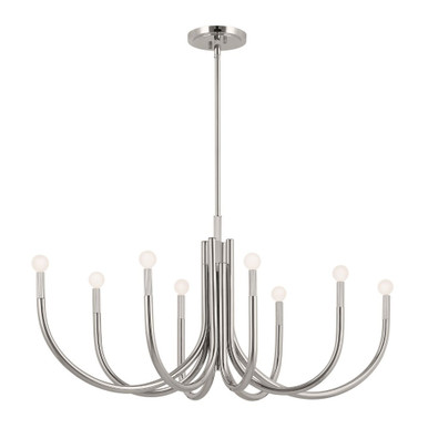 Hollies Leaze 8 Light Medium Chandelier by Bailey Street Home - 1292556