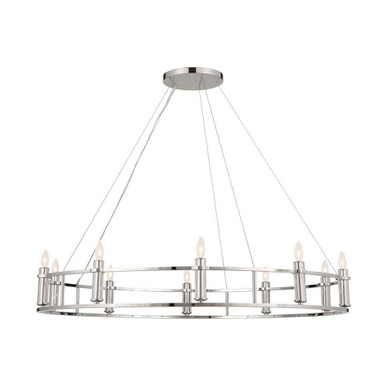 Hitchings Leaze 10 Light Oversized Chandelier by Bailey Street Home - 147-BEL-1284171
