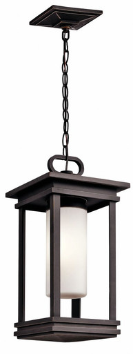 Church Hill 1 Light Mini Outdoor Hanging Lantern by Bailey Street Home - 147-BEL-2013950