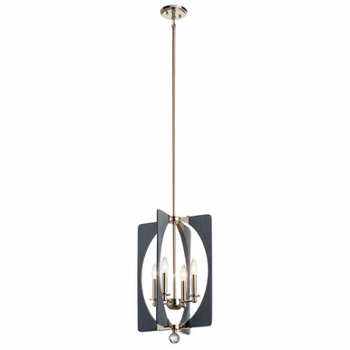 Alscar 4 Light Small Foyer Chandelier by Kichler - 44362DWG