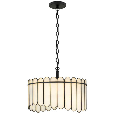 Annabelle 3 Light Pendant 12.75 Inch Tall and 16.25 Inch Wide by Quoizel - ANN1816MBK