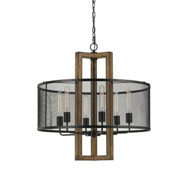 Monza 6 Light Large Chandelier by Cal - FX-3678-6