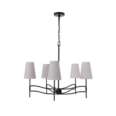 Astor 5 Light Chandelier 14 Inch Tall and 29 Inch Wide by Craftmade - 61925