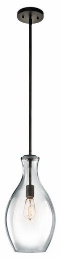 Everly 1 Light Small Pendant by Kichler - 42047