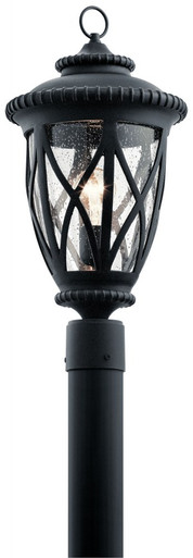Admirals Cove 1 Light Outdoor Post Lantern by Kichler - 49849bkt