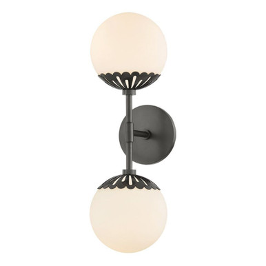 Paige 2 Light Wall Sconce 18.5 Inch Tall and 6 Inch Wide y Mitzi - H193102