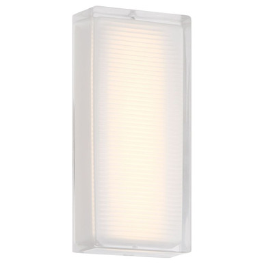 Porto 20W 1 LED Outdoor Wall Sconce 10.25 Inch and 4.75 Inch Wide by Access - 19992LEDMG-WH/FST