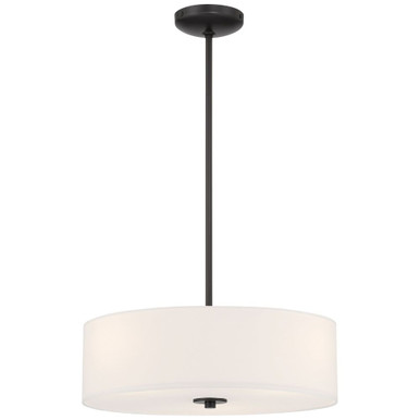Mid Town 24W 3 LED Convertible Pendant 5.5 Inch and 18 Inch Wide by Access - 64065LEDDLP