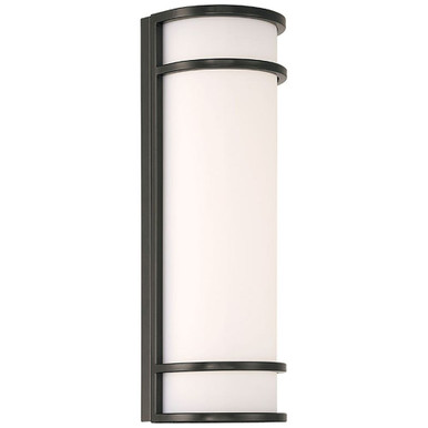 Cove 20W 1 LED Outdoor Wall Sconce 18 Inch Tall and 6 Inch Wide by Access - 20106LEDMGEM-BL/ACR