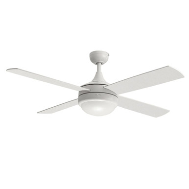 Quattro 4 Blade Ceiling Fan with Light Kit 17.5 and 52 Inch Wide by Maxim - 88784