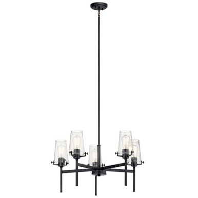 Alton 5 Light Chandelier 19.25 Inch Tall and 27 Inch Wide by Kichler - 43694