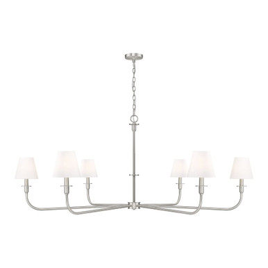 Tova 6 Light Chandelier 26.5 Inch Tall and 65.75 Inch Wide by Z Lite - 3049-62