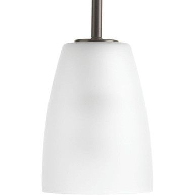 Leap 1 Light Pendant 6.5 Inch Tall and 5 Inch Wide by Progress - P500029-020