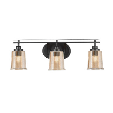 Odyssey 3 Light Bath Bar 8.75 Inch Tall and 27.25 Inch Length by Toltec - 2613-875-2725