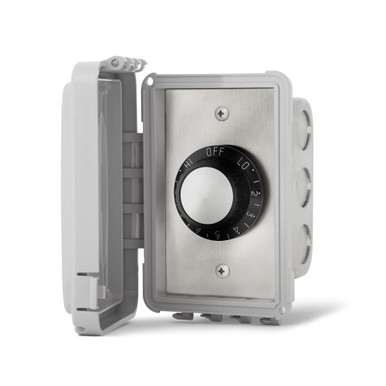 120 Volt Single Reg With Flush Mount and Gang Box by Infratech - 14 4110
