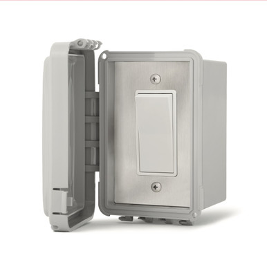 On-Off Single Switch with Weatherproof Box by Infratech - 14 4420