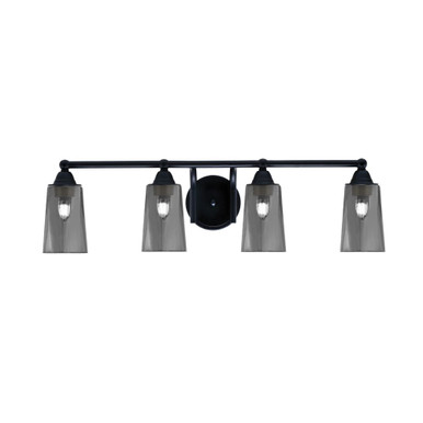 Paramount 4 Light Bath Bar 8.75 Inch Tall and 30 Inch Length by Toltec - 3424-875-30