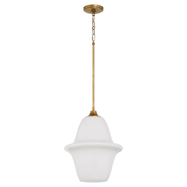 Stewart 1 Light Pendant 18 Inch Tall and 14 Inch Wide by Quorum - 836-14