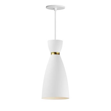Carillon 1 Light Mini Pendant 15 Inch Tall and 7 Inch Wide by Maxim - 11301WTSBR