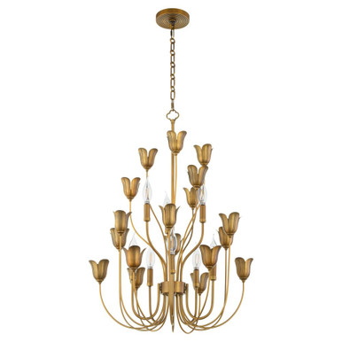 Lillet 8 Light Chandelier 32 Inch Tall and 22 Inch Wide by Quorum - 608-8-47