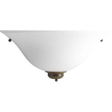1 Light Wall Sconce 7 Inch Tall and 7.5 Inch Wide by Progress - P7153-20W